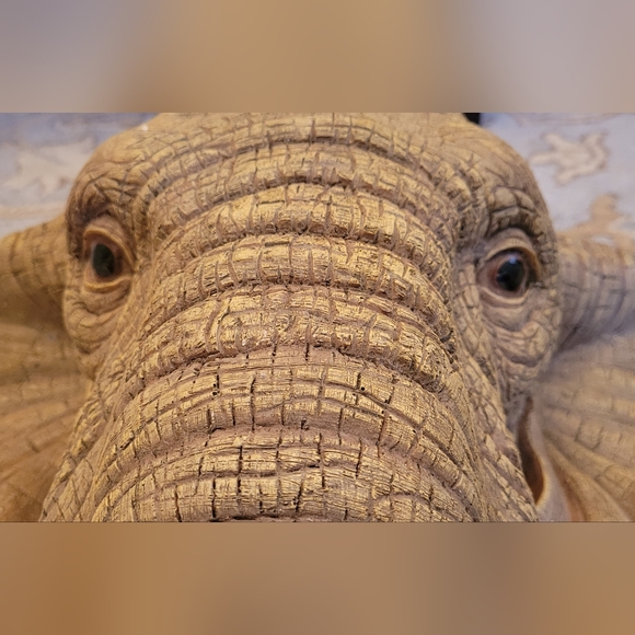 Design Toscano Lord Earl Houghton's Elephant   Wall Sculpture - Picture 3 of 11